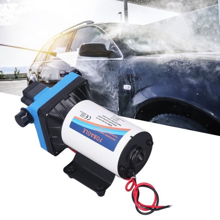 Pompe à Eau électrique 12V 4L/min Auto-amorçante - Pour Caravane, Camping, Bateau, Jardin - Pression 80 PSI, Avec Pressostat