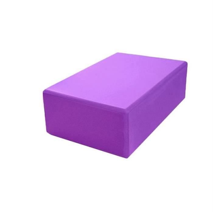 Bloc De Yoga En Mousse EVA Haute Densité - Dimensions 30x20x5 Cm - Accessoire Pour étirements Et équilibre