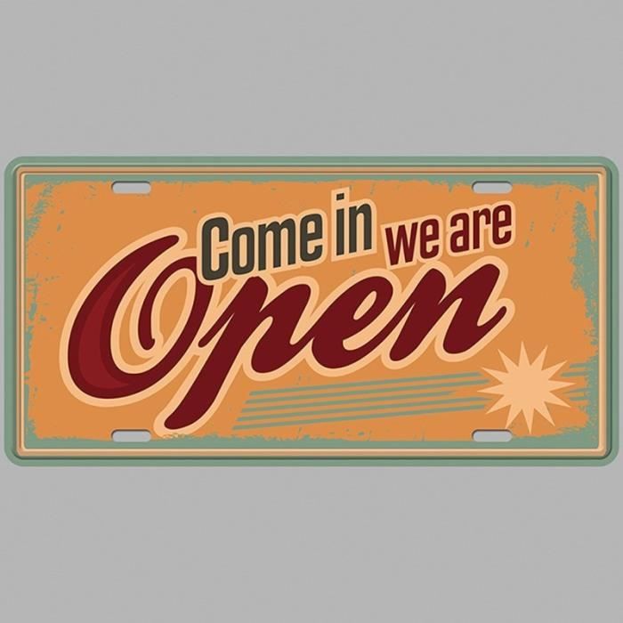 Générique Café Café Restaurant Tin Sign Plaque En Métal Art Suspendu Fer Peinture Rétro Maison Cuisine Jardin Garage Mur Décor 16 'x12' 34