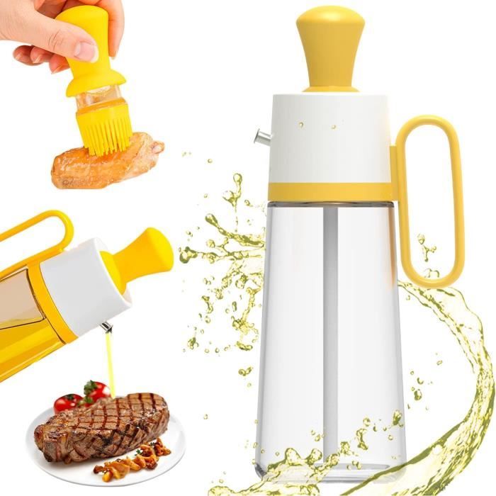 Bouteille Huile Avec Pinceau, 2 En 1 Bouteille D'Huile Avec Pinceau En Bouteille Huile Avec Pinceau, 2 En 1 Bouteille D'Huile Avec Pinceau En