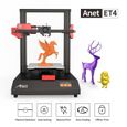 Imprimante 3D DIY 220 x 220 x 250 mm Anet ET4 Écran tactile 2.8" Nivellement automatique-Détection de filament-Haute précision-1