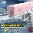 Tambour bleu - Pistolet à eau électrique Glock, jouet de tir entièrement automatique, piscines'été, jouets de-1