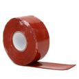 La bande adhésive Ruban étanche Ruban anti fuite Fournitures de réparation de tuyaux 2.5cm  (Rouge)-1