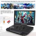 FANGOR Lecteur DVD Blu-Ray Portable 12 Pouces Accepte Full HD 1080P Dolby Audio, Batterie Rechargeab-1