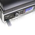 Soundmaster PL530USB Platine vinyle USB - Enregistreur numérique - Radio - Lecteur MP3 - Gris-1
