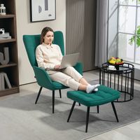Fauteuil met structuur en poten in metaal 60x60 h81 cm