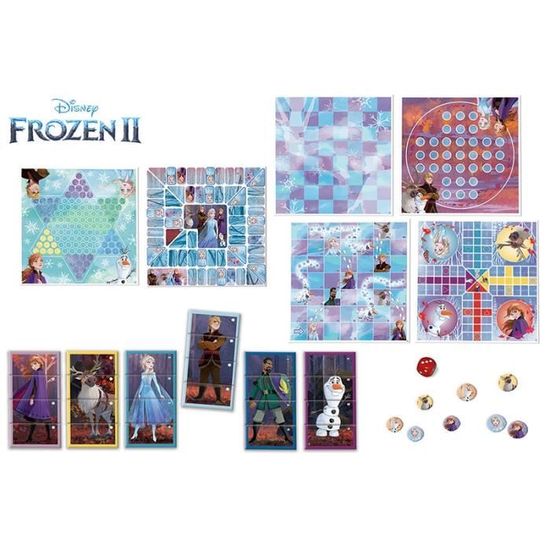 jeu de societe educa 8 jeux en 1 reine des neiges 2 borras cdiscount jouets coloriage musique gratuit pour adultes