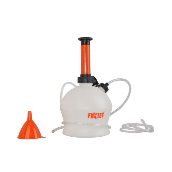 Pompe à Vidange Manuelle 5.3L QUIOTUIR - Avec 4 Tubes - Pour Huile Moteur, Transmission - Voiture, Moto, Bateau
