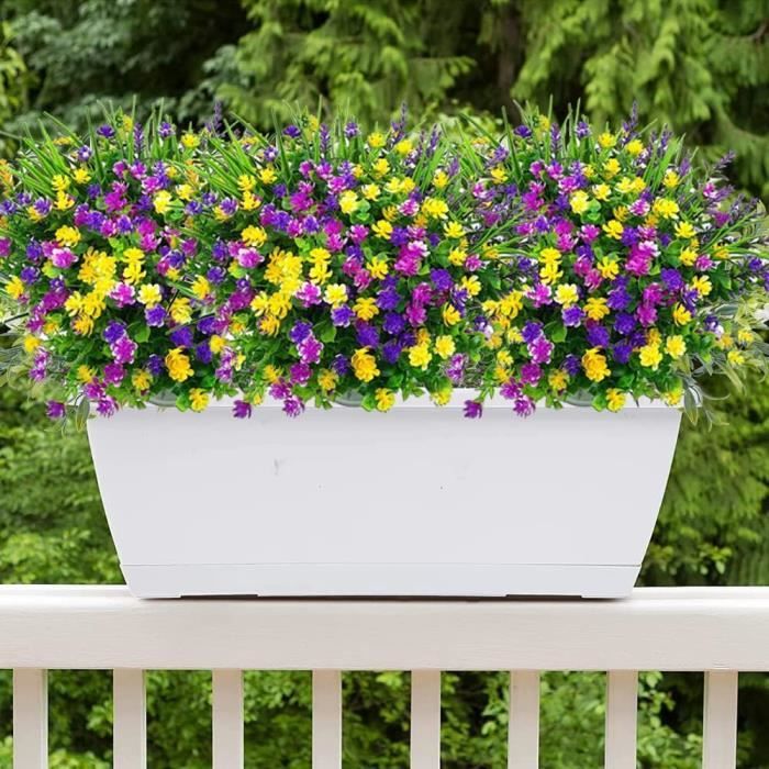 Lot De 8 Gypsophiles Artificielles En Soie - Décoration Réaliste Pour Vase, Intérieur, Mariage, Fête