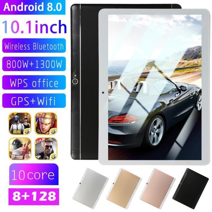 Tablette 10,1 pouces Android 8.0 Bluetooth PC1