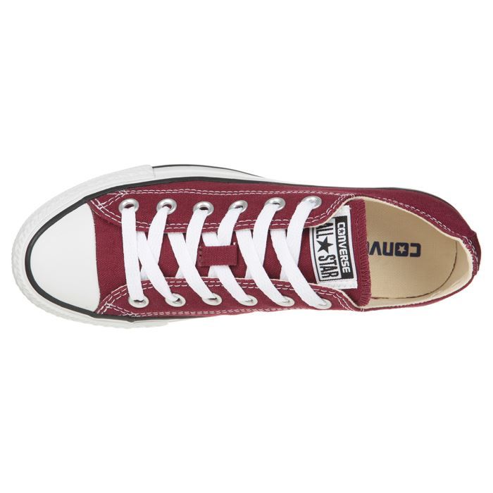 Converse basse outlet homme bordeaux