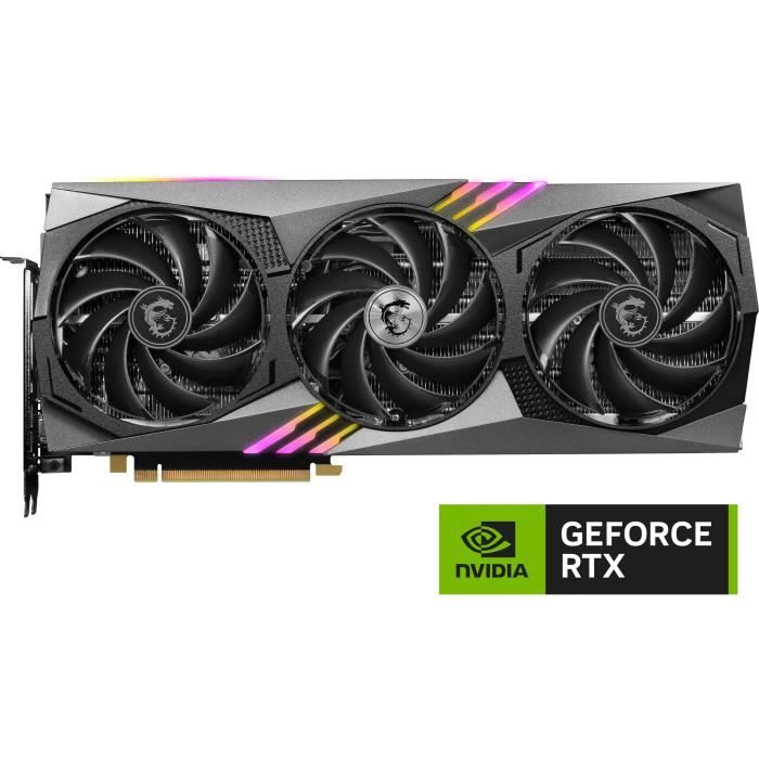 MSI Nvidia Carte Graphique GeForce RTX 4070 GAMING X TRIO 12Go Cdiscount Informatique