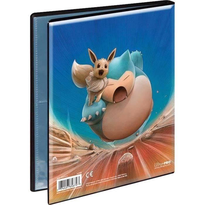 Asmodee - Cahier range-cartes Pokémon Evoli - 180 cartes. - Carte