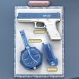 Tambour bleu - Pistolet à eau électrique Glock, jouet de tir entièrement automatique, piscines'été, jouets de-2