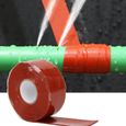 La bande adhésive Ruban étanche Ruban anti fuite Fournitures de réparation de tuyaux 2.5cm  (Rouge)-2