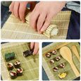 Kit Sushi Maki Complet, Cuisine Sushi Maker 14 Pieces,Compatible Avec Riz Japonais, Set Ustensiles Avec Couteau Pour Une Fabrica,35-2