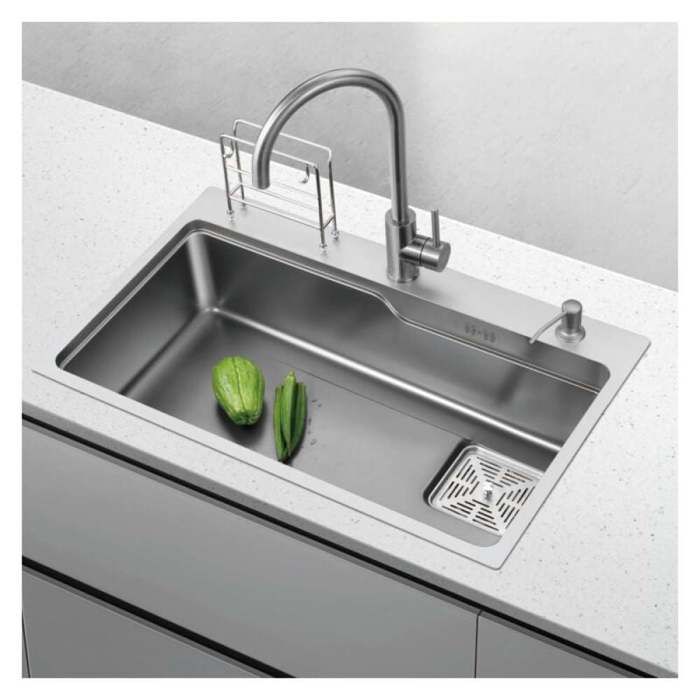 1/2" Robinet Cuisine,Pivotant à 360°,Robinetterie De Cuisine à Arc