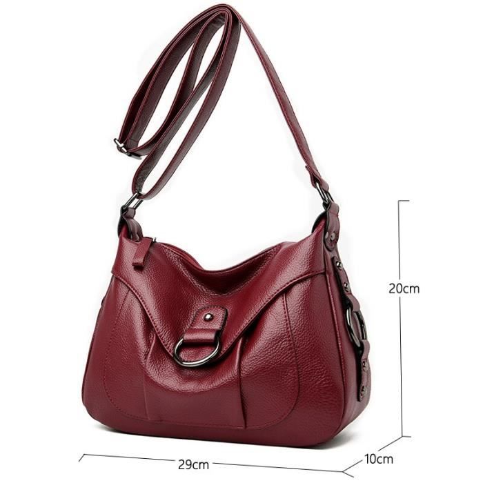 Sac bandouli re 2020 nouveau luxe en cuir souple femmes sac de