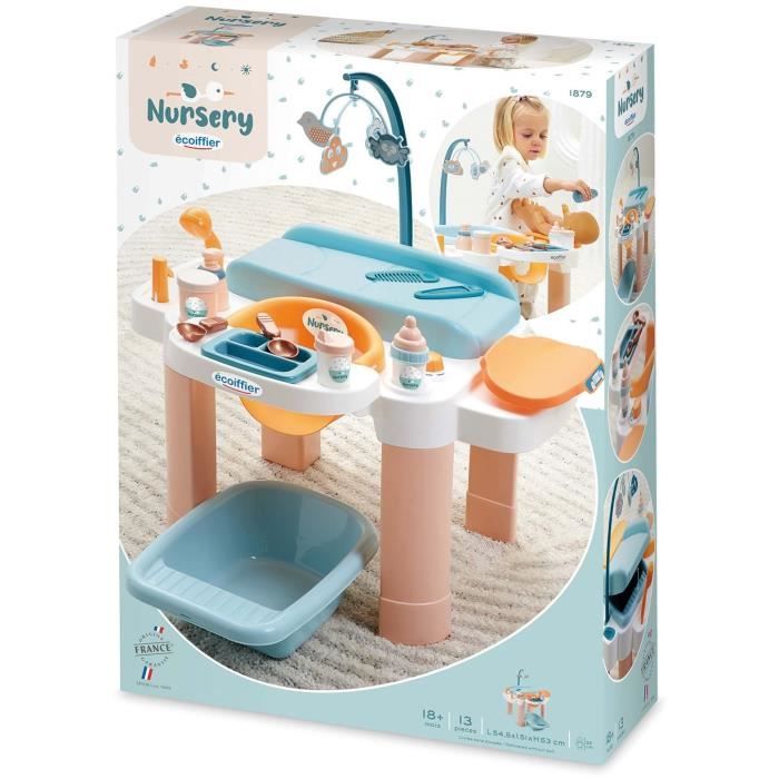 Ecoiffier Jouets – 2847 - Landau pour poupées Nursery – Dès 18 mois – Fabriqué en France Ecoiffier Jouets – 2847 - Landau pour poupées Nursery – Dès 18 mois – Fabriqué en France