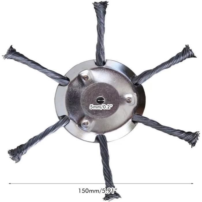 Tête De Coupe Débroussailleuse C6-2 M8x1.25 - 12 Cm, Pour Stihl Et Tondeuses à Fil - 14