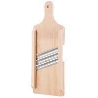 Mandoline En Bois XXL Avec 4 Lames - Râpe à Chou Et Légumes Traditionnelle, Marque PEEWIT, Neuve