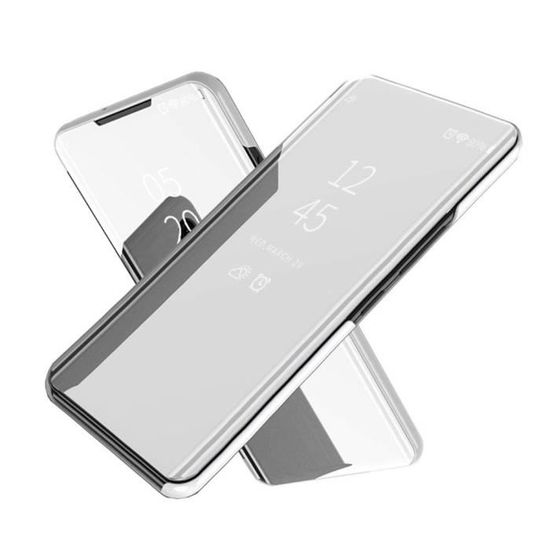 buy Artifact slice Coque Xiaomi Mi 10 Lite, Antichoc Miroir Folio Mince Avec Support  Protection Robuste Pour Xiaomi Mi 10 Lite, Argent - Cdiscount Téléphonie