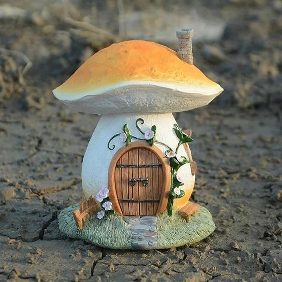 Jardin fée champignon décoration maison secret nature cadeau pour