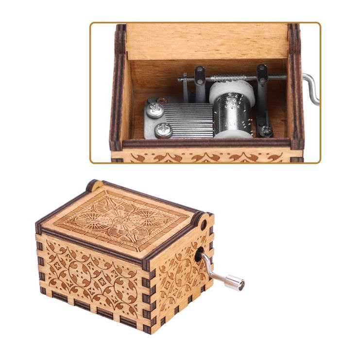 BOITE A MUSIQUE,La Vie En Rose--Boîte à Musique Avec Manivelle En Bois