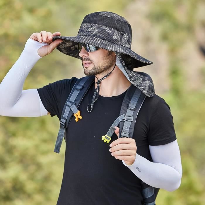 Chapeau De Soleil Homme Chapeau De P che Avec Protection Cou