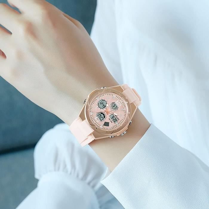 Montre double affichage hotsell femme