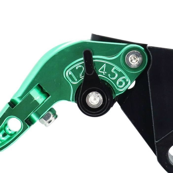 Levier De Protection Frein Moto – Alliage Aluminium CNC, Couleurs Au Choix | Pour Guidon ~22mm, Kit 2 Leviers
