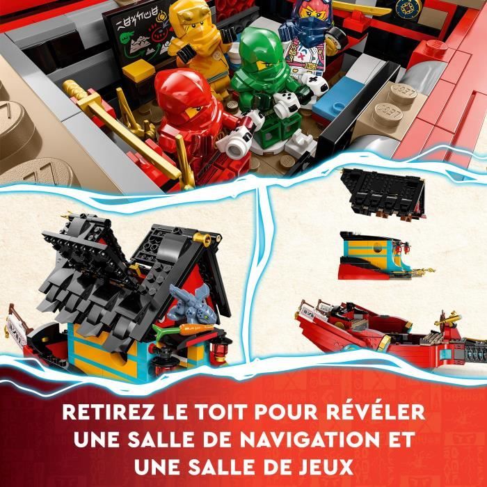 LEGO NINJAGO 71797 Le QG des Ninjas La Course Contre la Montre