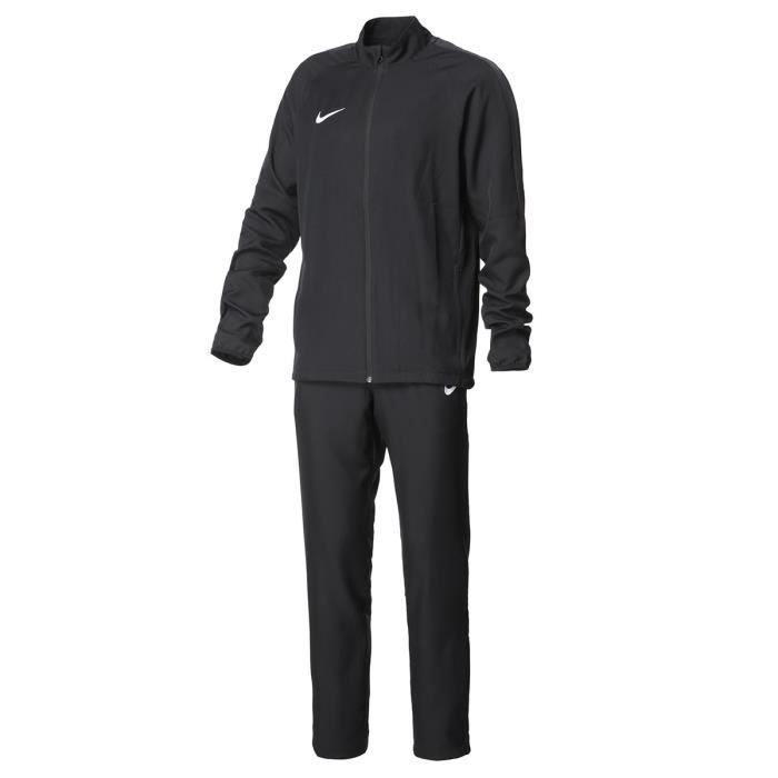 Ensemble de Jogging Nike Dry Academy 18 TRK SUIT W pour Homme Noir Gris Antracite et Blanc Cdiscount Sport