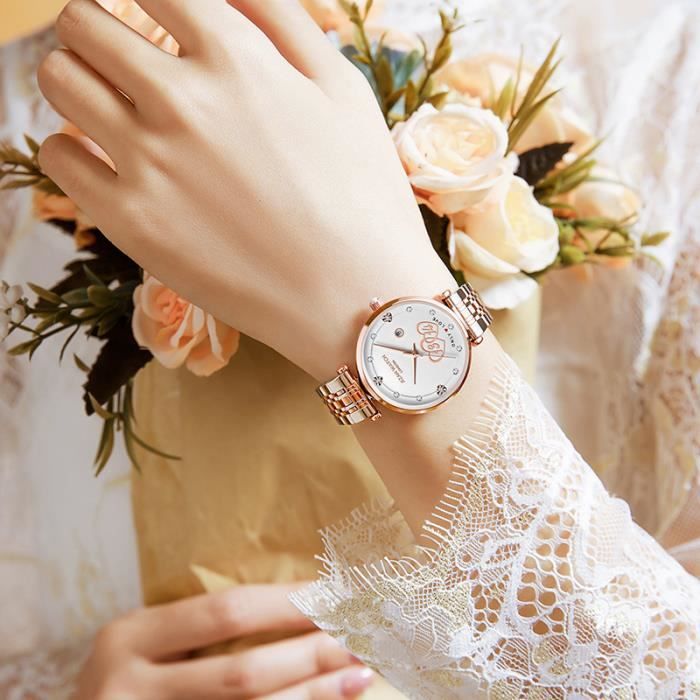 SHARPHY Coffret montre femme collier bracelets boucles d