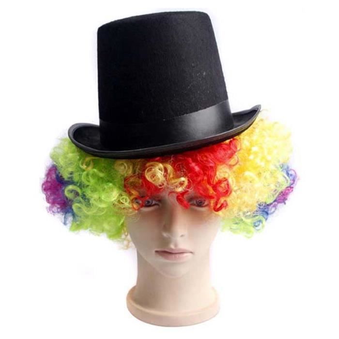 Funny Party Hatsâ® Chapeau de costume de magicien en feutre Noir