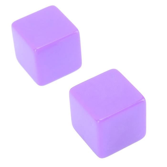 Lot De 10 Dés En Bois Vierges 20 Mm Avec Sac De Rangement – Cubes Lisses Pour Bricolage, Mathématiques, Jeux Personnalisés