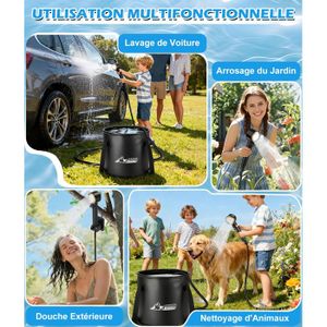 Douche De Camping Avec Pompe Submersible, 12V Kit De Boîte De Douche Douche De Camping Avec Pompe Submersible, 12V Kit De Boîte De Douche