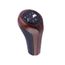 Universel pour 8mm 10mm 12mm Bâton Aluminium Noir Cuir PVC Gear Droit Poignée