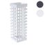 argent Porte-parapluie en osier ronde Porte-canne universel /Ø 26/ cm Relaxdays Pied de parasol en m/étal hauteur 50/ cm