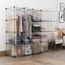Langria 16 Cubes Armoire Penderie Diy Etageres De Rangement Meuble