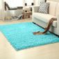 Gemvie Tapis De Salon Salle Chambre Décor Velours Anti Dérapant Souple 160200cm Bleu
