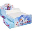 La Reine des Neiges 2 - Lit pour enfants avec tiroirs de rangement sous le lit -  pour matelas 140cm x 70cm-0