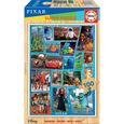 Puzzle Enfant En Bois 100 Pieces Les Amis Disney : Poisson Nemo - Cars Flash Mcqueen Et Martin - Toy Story - Rat Ratatouille-0