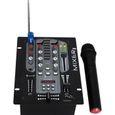 IBIZA SOUND DJM150BT-VHF Table de Mixage à 2 Voies - 5 Canaux Avec Micro VHF-0