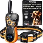 BRAND PAWPRO Collier de Dressage pour Chiens, Portée de 3km, Mode Lumière Nocturne, Guide de Dressage Inclus, BIP Vibration Choc