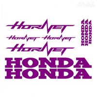 9 stickers HORNET – BORDEAU – sticker HONDA HORNET 650 CBF - HON440