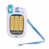 VGEBY jouet de téléphone pour enfants Jouet de téléphone arabe pour bébé pour enfants Arabe 18 chapitre jouets talkie-walkie BLANC