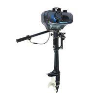 Moteur Hors-bord 2 Temps 6 CV - Puissant, Refroidissement Eau Et Accessoires Inclus