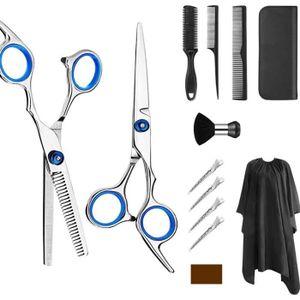 CISEAUX - EFFILEUR Kit de ciseaux professionnels pour coiffure, 13 cm