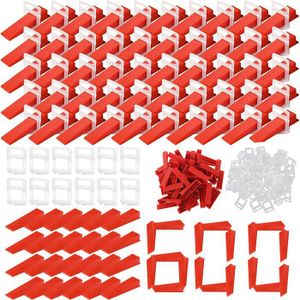 Kit De 400 Croisillons + 200 Cadrans - Carrelage Autonivelants - 3 Mm - Shaffer Pro - Bricolage